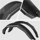DNA MOTORING Rear Fender Flares Compatible With Ford Bronco 4Dr 2021-2024,Excludes Everglades, Heritage & Raptor Models, FF-N-002