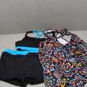 Tempt Me 3 Piece Tankini Swimsuits for Women Athletic Bathing Suits Swim Tank Top with Boy Shorts and Bra Modest Swimwear XL