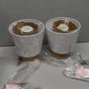 Sucolite Small 11.8" Table Lamps Set of 2, Bedside Nightstand Lamps for Bedroom Kids Room, Cute Desk Lamps with Studded Texture Base for Reading Nursery Living Room Office, White