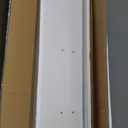 QEEIG Bathroom Shelves 48 inches Long Wall Shelf Large Extra Long 48 x 9 inch Set of 2, White (008-120W)