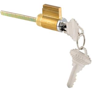 Prime-Line E 2104 1-7/8 In. Brass Housing with Chrome Plated Face, Cylinder Lock (Single Pack)