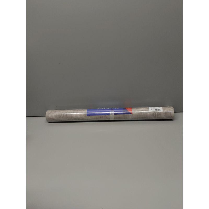 FunStick 24"x200" Grey Grasscloth Peel and Stick Wallpaper for Bathroom Waterproof Linen Fabric Wall Paper Textured Self Adhesive Geometric Wallpaper Removable Contact Paper for Cabinets Walls Drawers