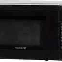 West Bend WBMW71B Microwave Oven 700-Watts Compact with 6 Pre Cooking Settings, Speed Defrost, Electronic Control Panel and Glass Turntable, 0.7-Cu.Ft, Black