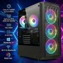 STGAubron Gaming PC Desktop,Core i5-13400F,RTX 3050 6G,16G DDR4,512G SSD,  I5 13th/RTX 3050