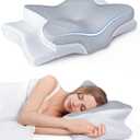 Ultra Pain Relief Cooling Pillow for Neck Support, Adjustable Cervical Pillow Cozy Sleeping, Odorless Ergonomic Contour Memory Foam Pillows, Orthopedic Bed Pillow for Side Back Stomach Sleeper, Queen