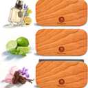 Car Air Freshener - Wood Air Freshener for Visor Clip - Long Lasting Car Odor Eliminator - Vehicle Scent Diffuser - Variety Scent Refill (Sandalwood - Cologne - Lime, CLIP INCLUDED) (1 Count (Pack of 3))