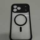 BERFY for iPhone 17 Pro Max Case, Compatible with MagSafe, Built-in Privacy Screen Protector and Camera Protection, Anti-Spy Full Body Shockproof Clear Phone Case for 17 Pro Max 6.9", Black