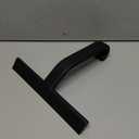 dancemoon JustHang Shower Squeegee for Glass Doors, All-in-One Piece Silicone Squeegee with Built-in Hook for Bathroom, Window, Mirror, Tile Wall, Car, Streak-Free Bathroom Cleaner Tool,10 Inch Black