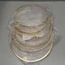 3Pcs Cylinder Pedestal Stands for Party, Gold Round Cylinder Stands for Parties, Metal Plant Cylinder Cake Stands for Flowers, Cylinder Tables for Wedding, Party, Birthday, Garden Decor