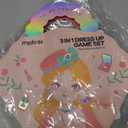 MiDeer 4-in-1 Dress Up Games Set, Princess Art Craft Kits with Makeup Books, Stickers & Diamond Painting, Mess-Free Safe DIY Art Activity, Travel Toys, Ideal Birthday for Girls 4-8+