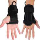 Impact Wrist Guard, Fitted Wrist Brace Wrist Support for Snowboarding, Skating, Motocross, Street Racing, Mountain Biking, Weightlifting (Small)