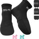Relief Genius Cold Therapy Socks with Reusable Gel ice Packs - Achieve Relief from Sprains, Muscle Pain, Bruises, Swelling, Edema, Chemotherapy, Arthritis, Post Partum Foot (Black, Small/Medium)