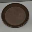 PSW Pot Collection AP25C 10-inch Plastic/Stone/Wood Composite Plant Saucer Drip Tray No Drainage Hole (Drillable), Indoor/Outer Water Tray, Chocolate