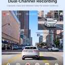 AZDOME M01 Max UHD 4K Dash Cam Front and Rear, Built-in Wi-Fi, Free 64GB Card, App Control, 4K+1080 Dash Camera for Car, Built-in ADAS, G-Sensor, IP68 Waterproof, 24H Parking Mode Dashcam