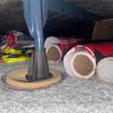 2 x 4PCS Steel Stem Plastic Bed Frame Feet That Replace Your Wheels. Raise Bed 2.25". Keep Bed Stationary Without Damaging Floor