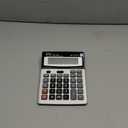 Desk Calculator 12 Digit Extra Large LCD Display, Touch Comfortable with Big Buttons, PXY Two Way Power Battery and Solar Standard Function Office Calculators