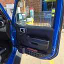 MusixiA Metal Front Door Storage Pockets for Jeep Wrangler JL JLU 4XE 2018-2025 & Gladiator JT 2020-2025, Door Storage Organizer Accessories 2PCS