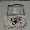 Rechargeable 5X Magnifying Glass for Reading, Large Bright Full Page Magnifier with Light, Handheld LED Dimmable Lighted, Lightweight Book Magnifier for Reading Small Prints Seniors Low Vision (Black)