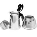 Moka Express Replacement Funnel Kit, 3 Packs Gasket Seals, 1 Stainless Steel Funnel with 1 Pack Stainless Filter (6-Cup)