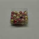 30 pcs Christmas Balls 4cm / 1.6" Christmas Tree Hanging Ornaments Xmas Ball Decoration for Xmas Tree Wreath Garland, Red and Gold