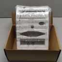 Amazon Basics ABS Suggestion Box with Lock and Key, Ballot Box for Voting, 8.2" x 4.7" x 11.3", Non-clear White