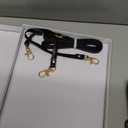 Rssviss Crossbody Case for iPhone 17 Pro Case Wallet, RFID Blocking Leather with Card Holder Kickstand, Handbag Zipper Flip Cover with Wrist Strap for iPhone 17 Pro Men Women 6.3", Black