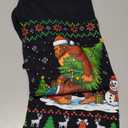 Bigfoot Santa Ugly Christmas Tree Funny Xmas Lights Men Kids T-Shirt (XX-Large)