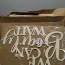 We Can Bearly Wait Sign Baby Shower Decorations, 30 Inch Wooden Banner We Can Bearly Wait Sign for Backdrop Gender Reveal Party Girl Boy Baby Bear Theme Party Decoration