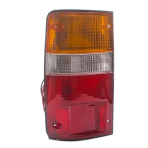 Tail Lights Turn Signal Rear Tail Light Assembly Compatible with Toyota Pickup Hilux Mk3 1989-1992 (Red/Amber Lights)