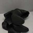 Modatope Knee High Boots Women Fold Over Knee High Boots Chunky High Heels Long Boots Zipper Pointed Toe Dress Tall Boots for Women (10, Black Pu)