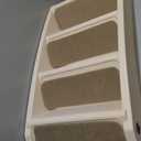 PetSafe CozyUp Folding Dog Stairs, Portable Indoor/Outdoor Pet Steps for Bed, Couch & Car, Tan, 25 Inch