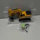 Remote Control Excavator Toys for Boys, RC Excavator Toy for Boys 3 4 5 6 7 8 Year Old Kids Christmas Birthday Gift RC Digger Truck Construction Vehicles with Metal Shovel & Light