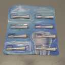 8 Pack Toothbrush Replacement Heads for Waterpik Sensonic Complete Care CC-04CD010-1, and for Waterpik Sensonic Electric Toothbrush STW-03W020/STW-03W027, with Cover for White STWB-3WW-B