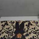 Artoid Mode Black Rabbit Bunny Leaves Easter Doormat, Home Decor Low-Profile Switch Rug Door Mat Floor Mat for Indoor Outdoor 17x29 Inch