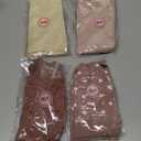 Iseasoo 4 Pairs Compression Socks for Women Circulation-Best Support for Nurses,Running,Athletic,Travel (Small-Medium, 02-6-dark Pink/Beige/Pink Dots/Pink-4 Pairs)