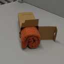 Kevin Textile Fall Pillow Covers Linen European Throw Pillow Sham Super Soft Star Autumn Decorative Cushion Cover for Bench, 20"x20" (50x50cm), Orange