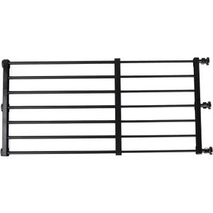 Short Dog Gate, Easy Installation Expandable Adjustable Dog Gate, Puppy Gates for the House | Small Dog Fence | Pet Safety Gate | Pet Gates for Doorways Stair Window Kitchen (Black)