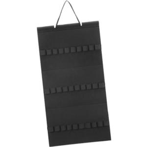 Headband Holder 40 Elastic Loops Headband Storage Display for Women Storage Hanger Headband Organizer Hanging for Wall Closet, Black