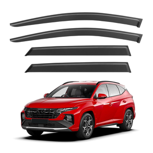 Window Visors Rain Guards for 2022 2023 2024 2025 2026 Hyundai Tucson, Out-Channel Window Vent Wind Deflectors Visors Shades for 22 23 24 25 26 Tucson SE SEL N-Line Limited