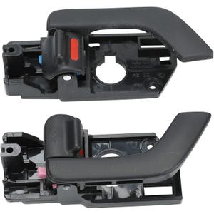 Pair Inside Door Handles Right & Left Replacement for 03-08 Hyundai Tiburon New 826202C000LK 826102C000LK