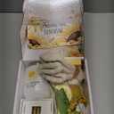 Birthday Gifts for Women, Sending Sunshine Christmas Gifts, Get Well Soon Gifts Basket Care Package Unique Spa Gifts Box with Wine Glasses for Thinking of You Her Sister Best Friend (Yellow)