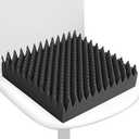 Geiserailie 1 Pcs Egg Foam Pad Egg Chair Cushion to Relieve Back Foam Seat Cushion Chair Accessories Pad for Office Recliner Wheelchair Home Car (Dark Gray)