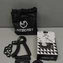 FitBeast Grip Strengthener Forearm Strengthener Hand Grips Strengthener Kit - 5 Pack Adjustable Resistance (Black)