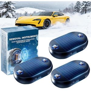 2pcs Anti Freeze Snow Removal Device , Electronic Anti Freeze Device,Car interference Antifreeze instrument, Quickly Defrosts, For Winter Sedans (No battery)