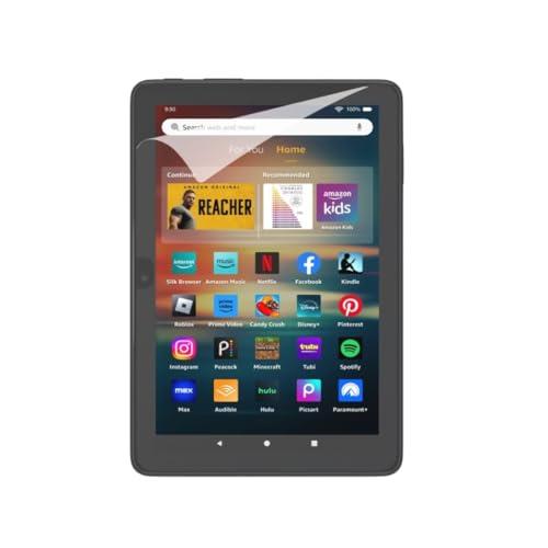 Clear Screen Protector (2 Pack), for Amazon Fire HD 8 tablet (2022 & 2024 Releases)