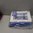 JOYN 8 Pack Christmas Non-Snap Party Table Favor with Blue & White Snowflake Design, with Party Hat, Joke & Little Gift Inside, for Xmas Gift, Christmas Seasonal Holiday Dinner Traditions