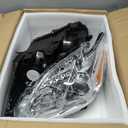WFLNHB Replacement for Prius 2012-2015 Left and Right Sides with White Housing Headlamp Assembly 8113047520 8117047520 TO2518134C TO2519134C