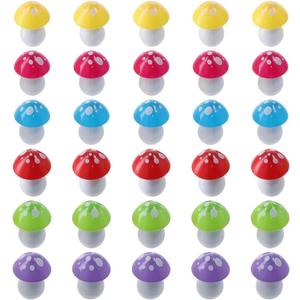 dohobby 30Pcs Mushroom Ballpoint Pen, Cute Cartoon Retractable Ball Pen, Smooth Writing For Journaling Bule Ink