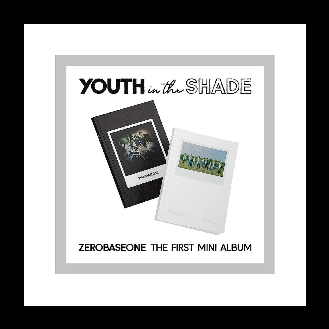 ZEROBASEONE YOUTH in the SHADE 1st Mini Album CD+POB+Artbook+Selfie photocard+Photo frame set+Layer card+Sticker+Zerose coaster+Tracking ZB1 (YOUTH Version)