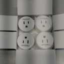 Smart Plug, TESSAN WiFi Outlet Compatible with Alexa and Google Assistant, Mini Bluetooth Socket Remote Control with Timer Function, No Hub Required, 2.4G WiFi, 4 Pack